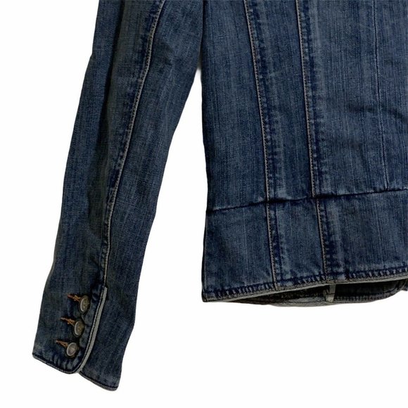 Guess Size S/P Women’s Fitted Denim Jean Jacket - Picture 5 of 6